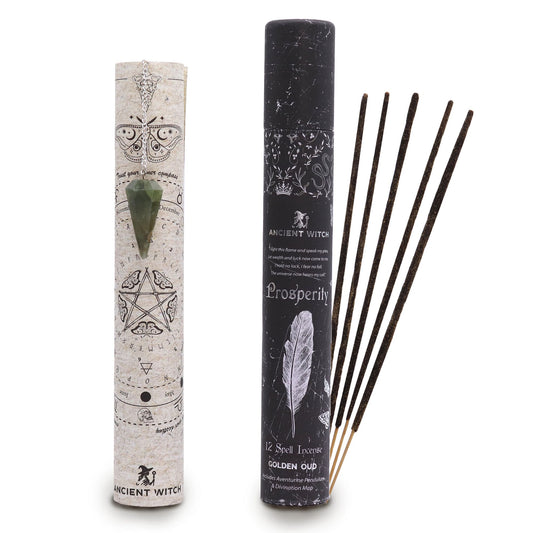 Ancient Witch Spell Incense Prosperity | Θυμίαμα Αφθονίας με Αβεντουρίνη