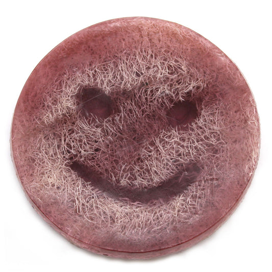Σαπούνι Απολέπισης Loofah Happy Scrub - Μωβ σταφύλι