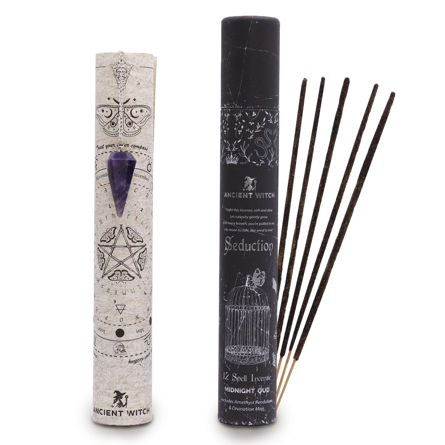 Ancient Witch Spell Incense Seduction | Θυμίαμα Έλξης με Αμέθυστο
