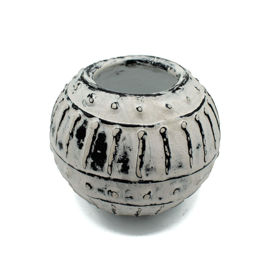 Γλάστρα Κεραμική Greek Bubble - Cream 10cm