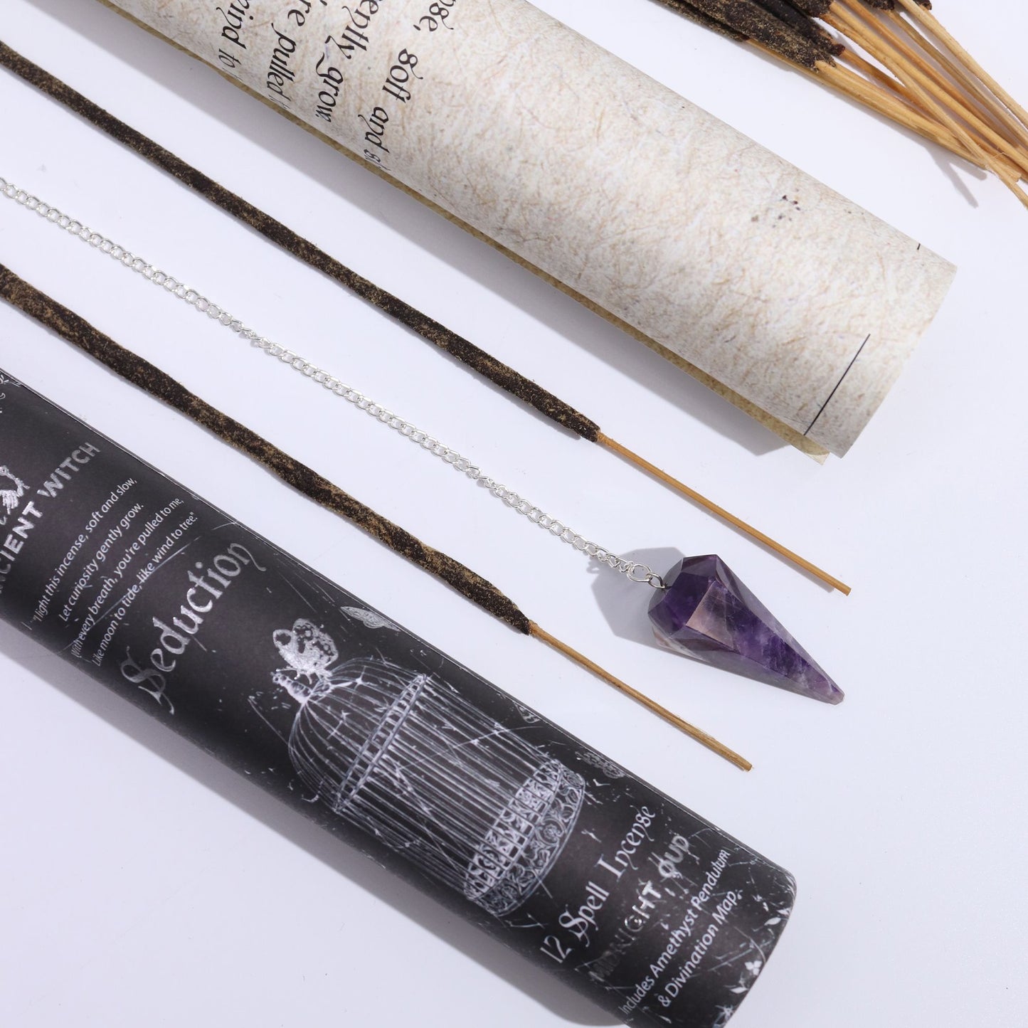 Ancient Witch Spell Incense Seduction | Θυμίαμα Έλξης με Αμέθυστο
