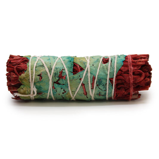 Smudge Stick Dragon’s Blood Floral Sage 10cm – Καθαρισμός & Προστασία | Smudging