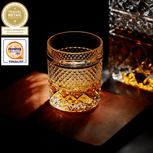 Σετ Δώρου Καράφας & Ποτηριών Ουίσκι – Whiskey Decanter Gift Set με Πέτρες Ψύξης